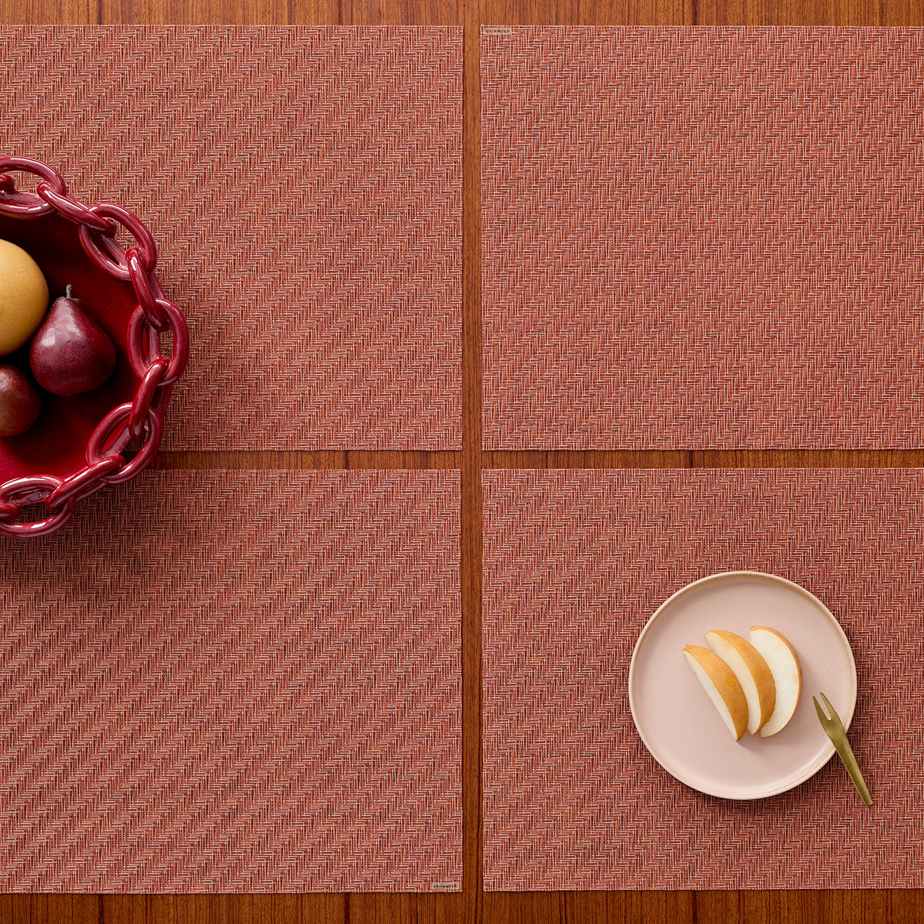 Chilewich Placemat - Foxtail - Raspberry