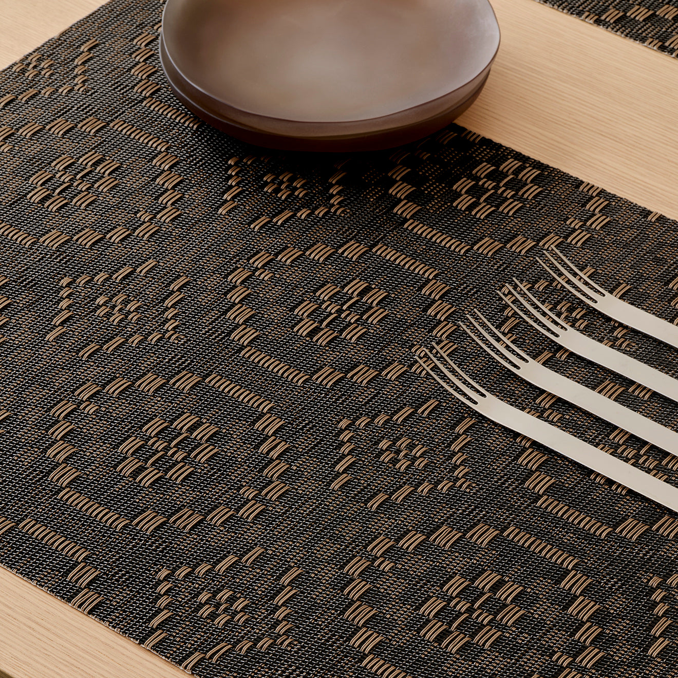 Chilewich Placemat - Overshot - Tiger Eye