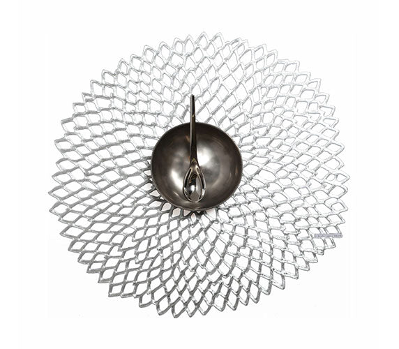 Chilewich Placemat - Dahlia - Silver