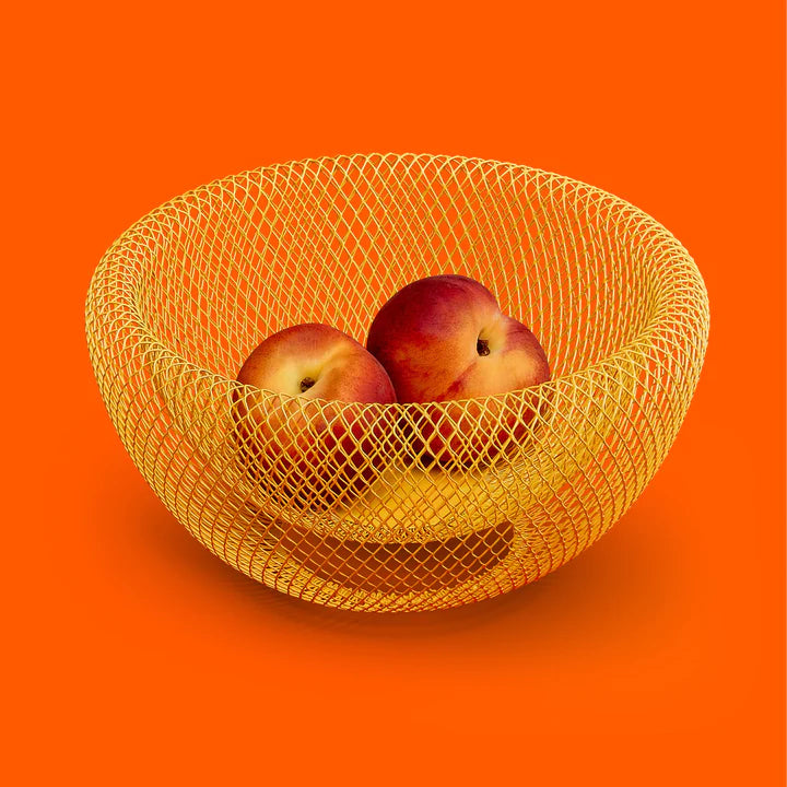 MoMA - Wire Mesh Bowl - Yellow