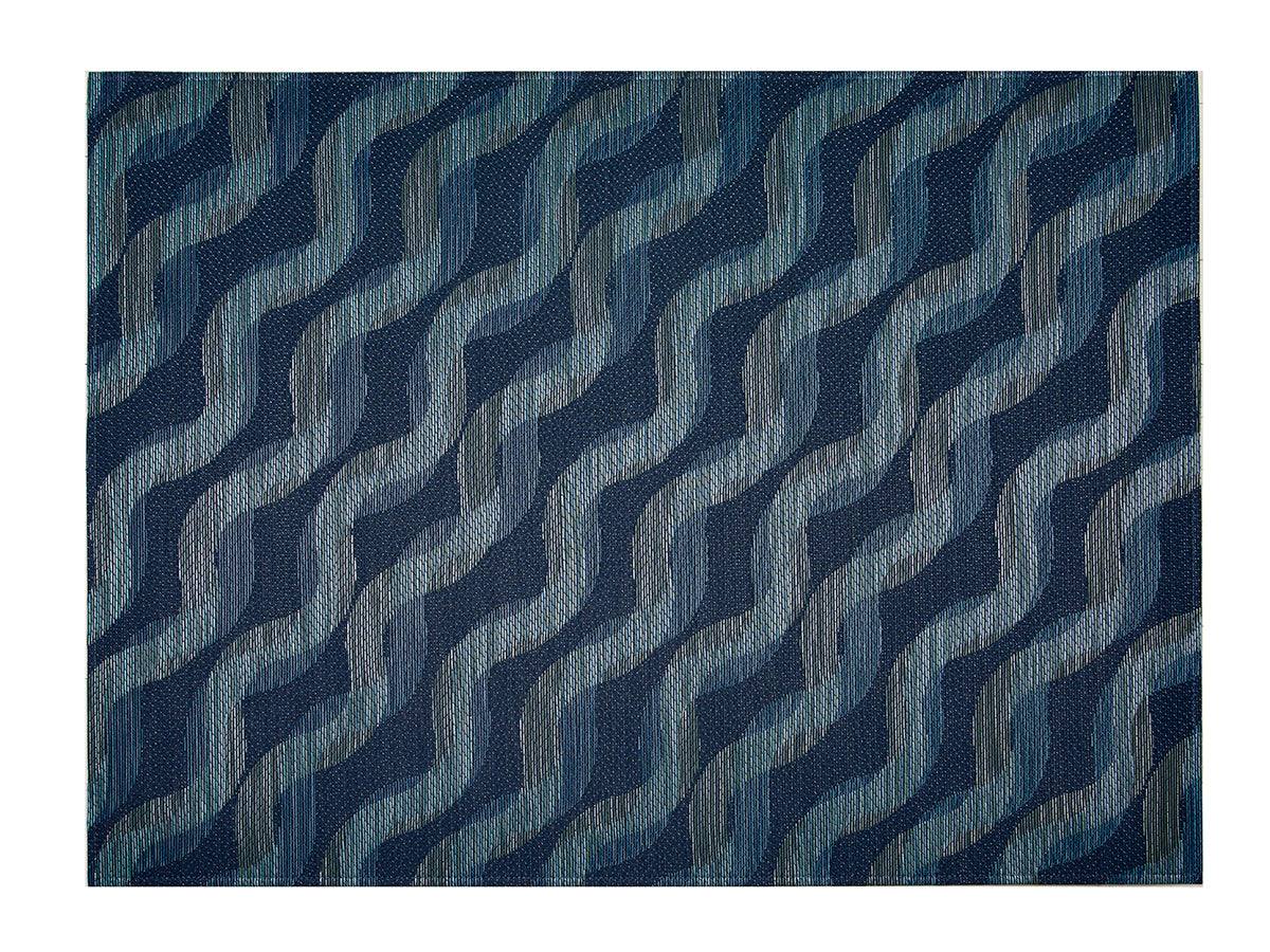 Chilewich Woven Floormat - Twist - Ocean