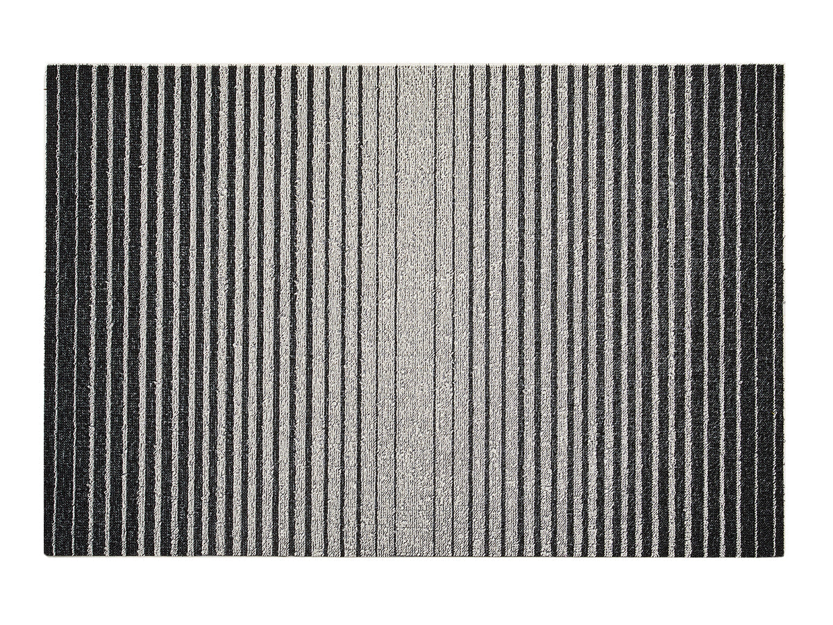 Chilewich Doormat - Domino Stripe - Black/White