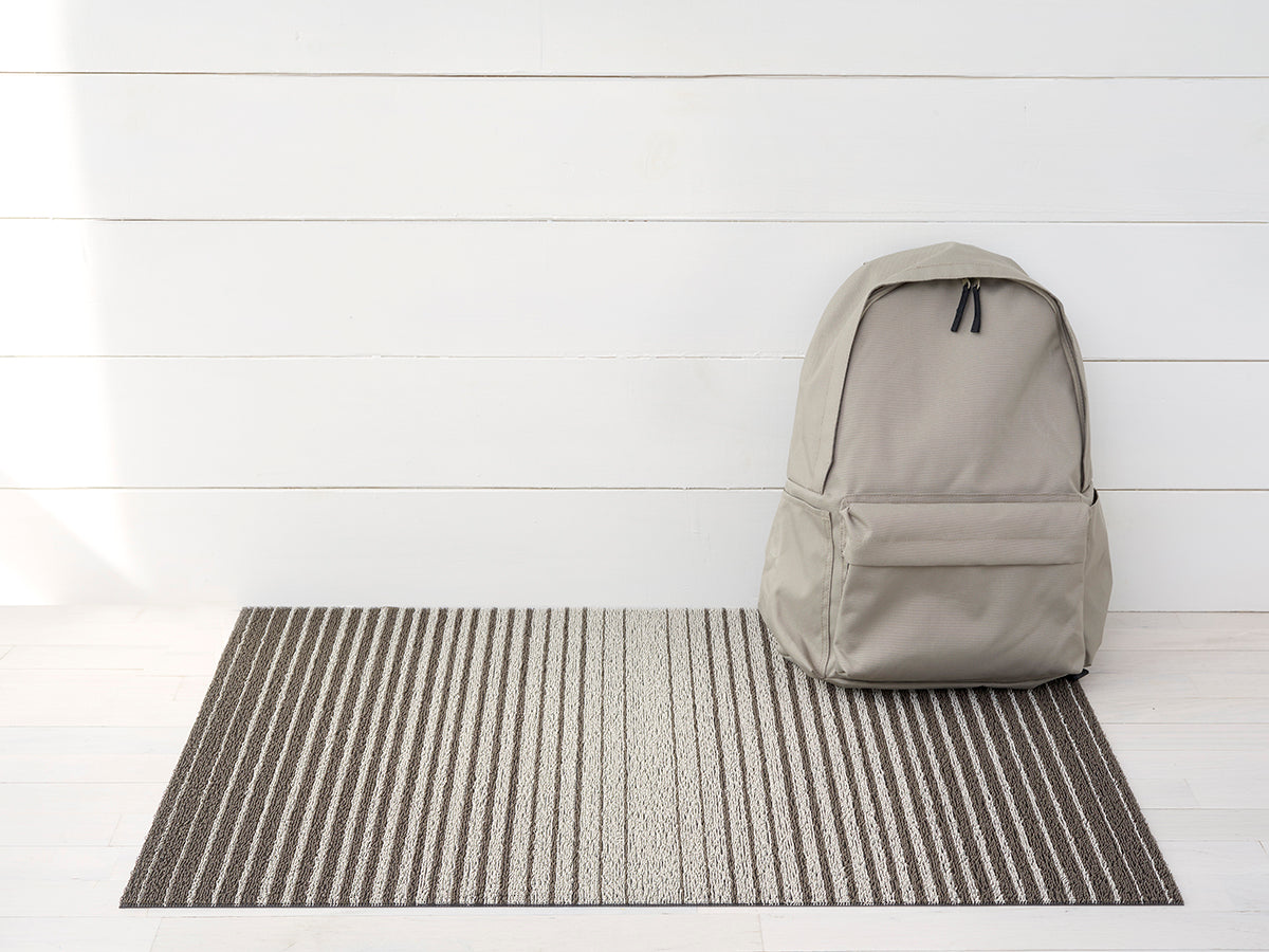 Chilewich Doormat - Domino Stripe - Oak