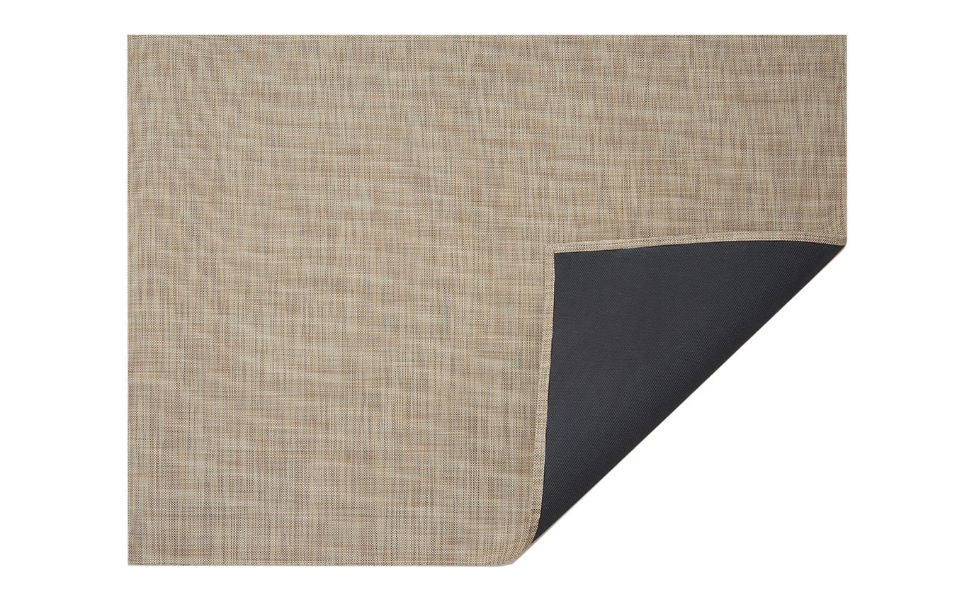 Chilewich Woven Floormat - Mini Basketweave - Linen