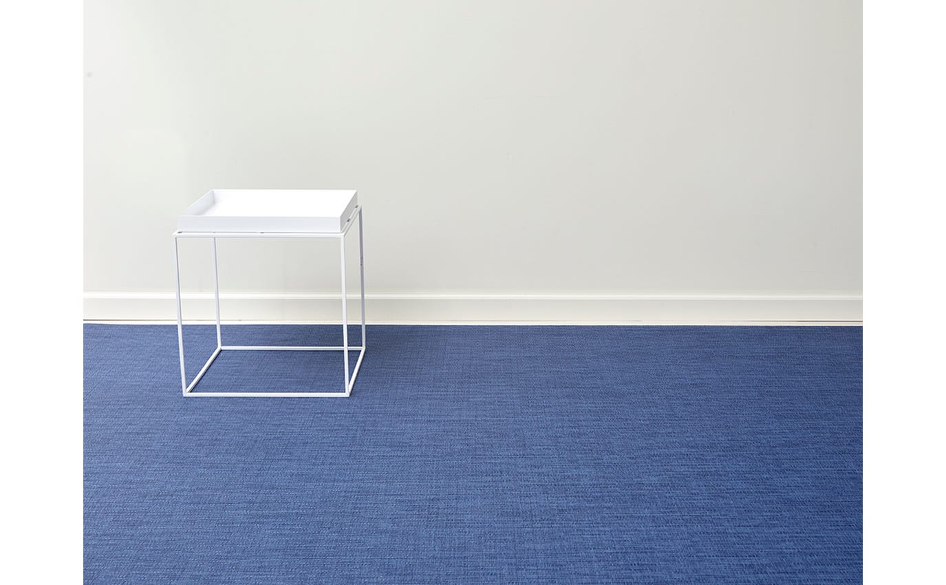 Chilewich Woven Floormat - Bay Weave - Blue Jean