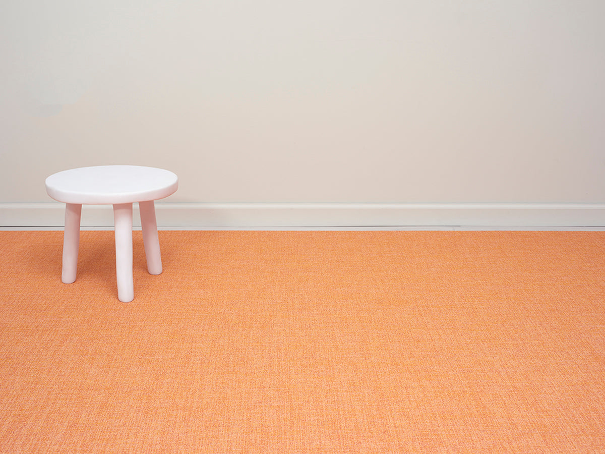 Chilewich Woven Floormat - Bouclé - Tangerine