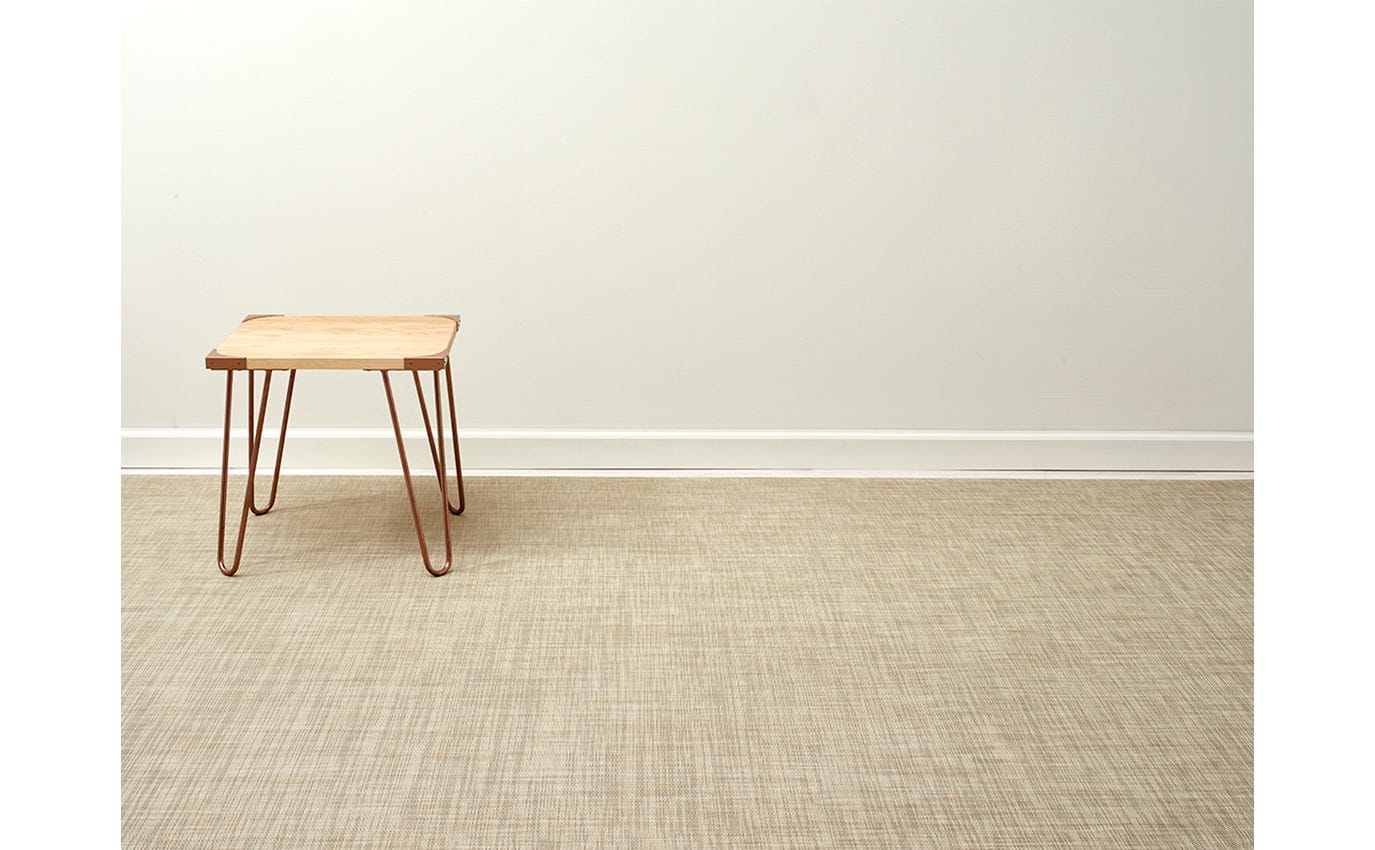 Chilewich Woven Floormat - Mini Basketweave - Linen