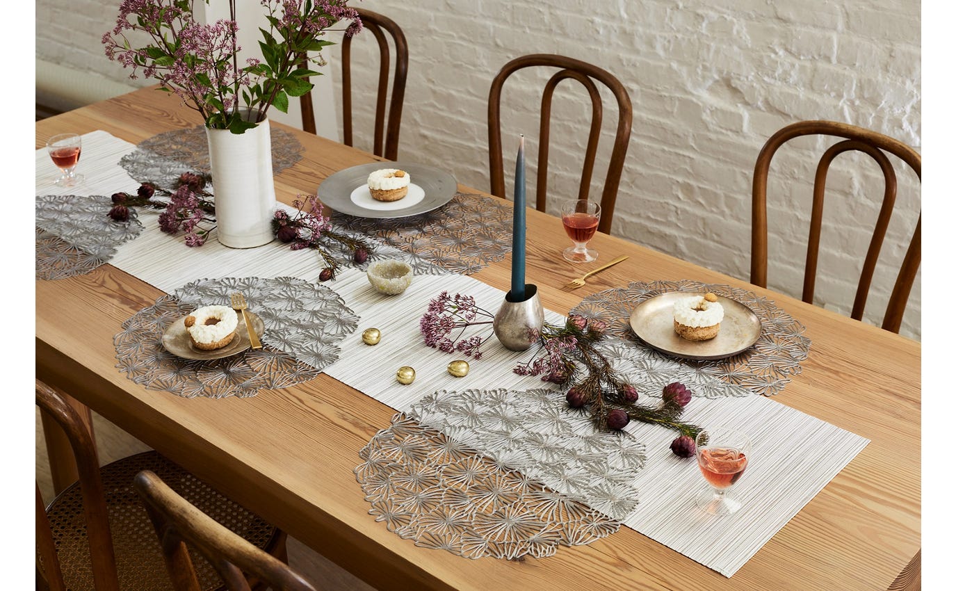 Chilewich Placemat - Daisy - Gunmetal