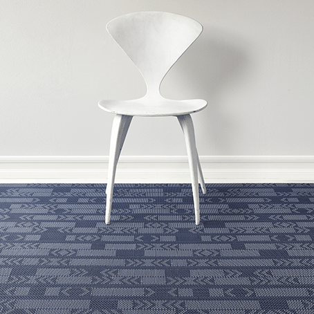 Chilewich Woven Floormat - Scout - Midnight