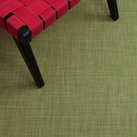Chilewich Woven Floormat - Mini Basketweave - Dill