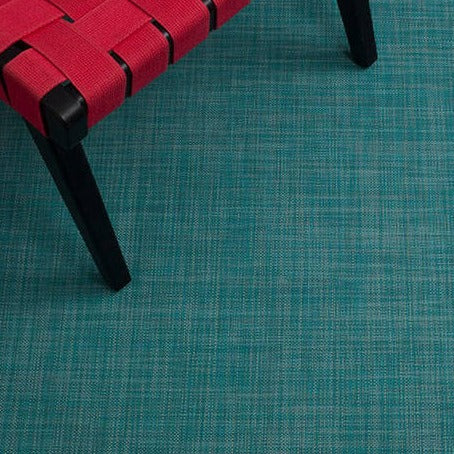 Chilewich Woven Floormat - Mini Basketweave - Turquoise