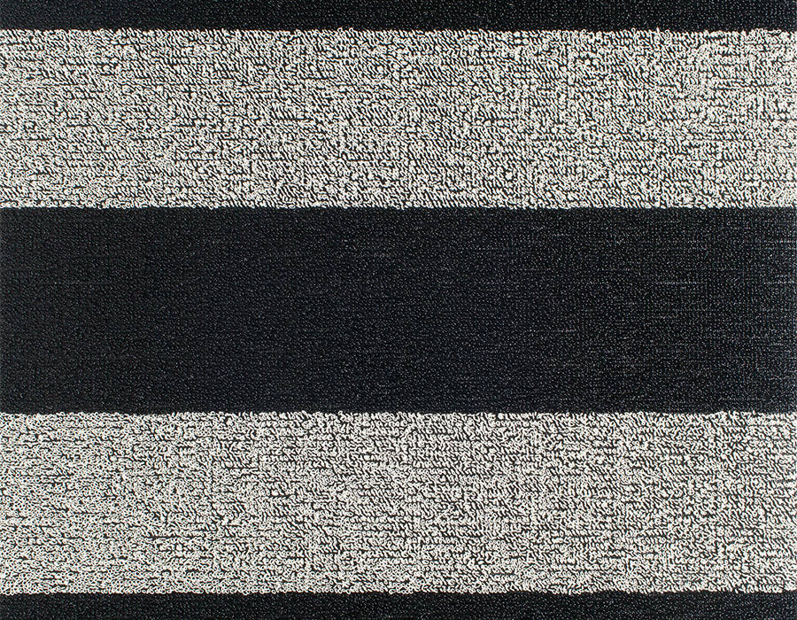 Chilewich Doormat - Bold Stripe - Black/White
