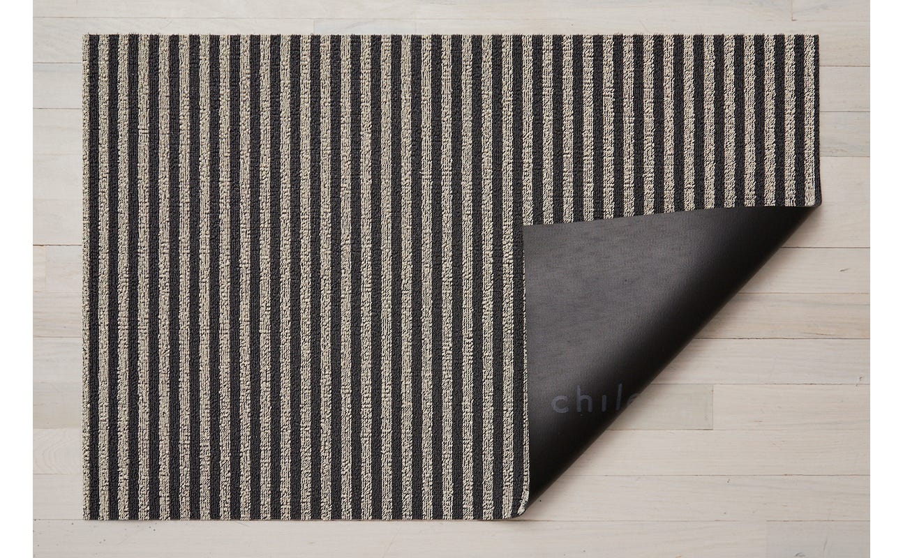 Chilewich Doormat - Breton Stripe - Gravel