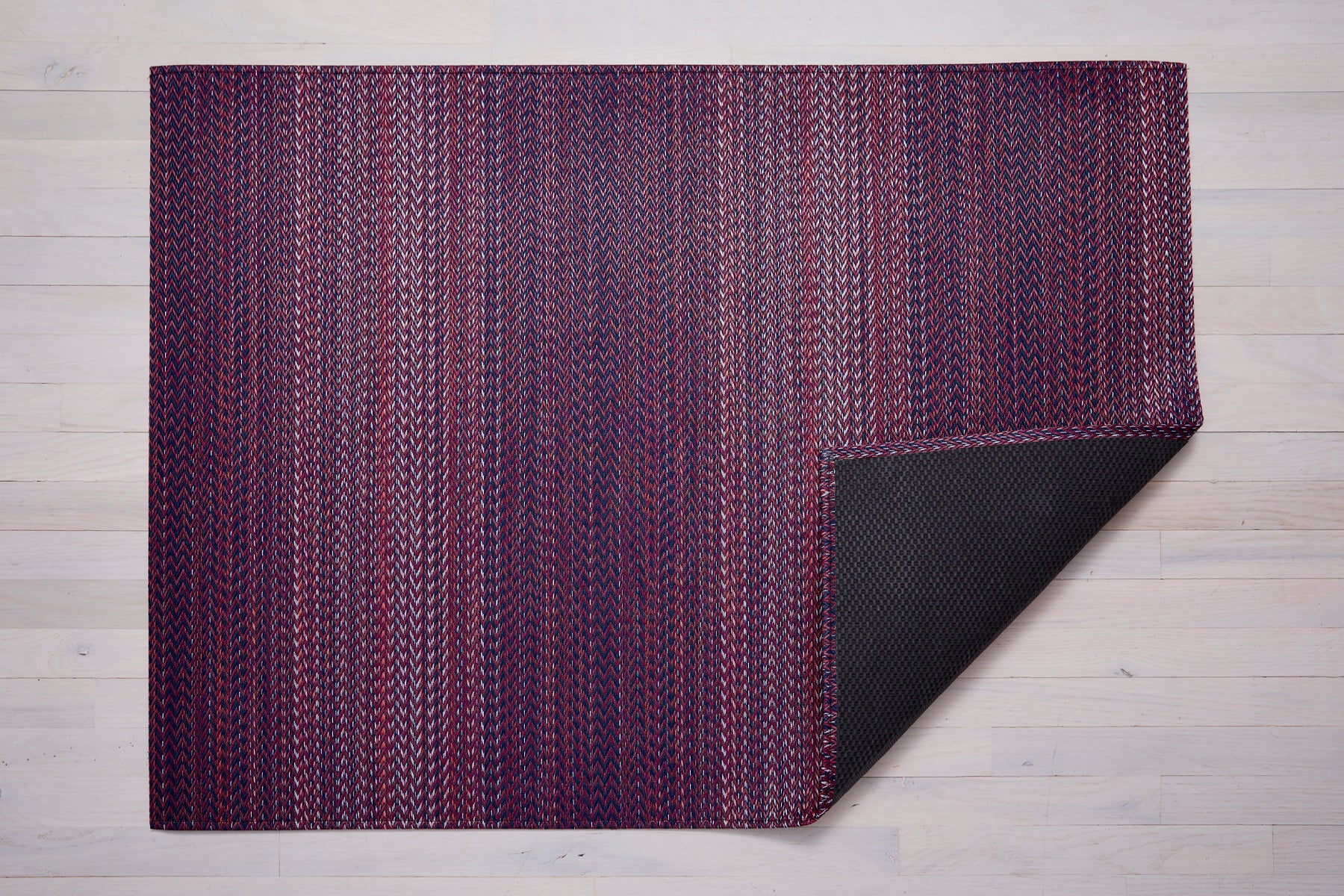 Chilewich Woven Floormat - Quill - Mulberry