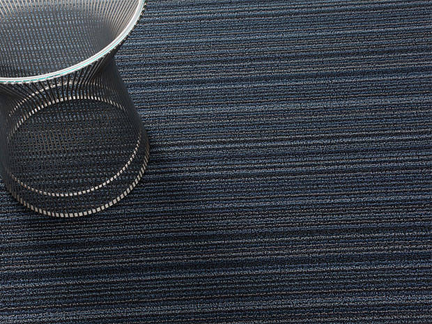 Chilewich Doormat - Skinny Stripe - Blue