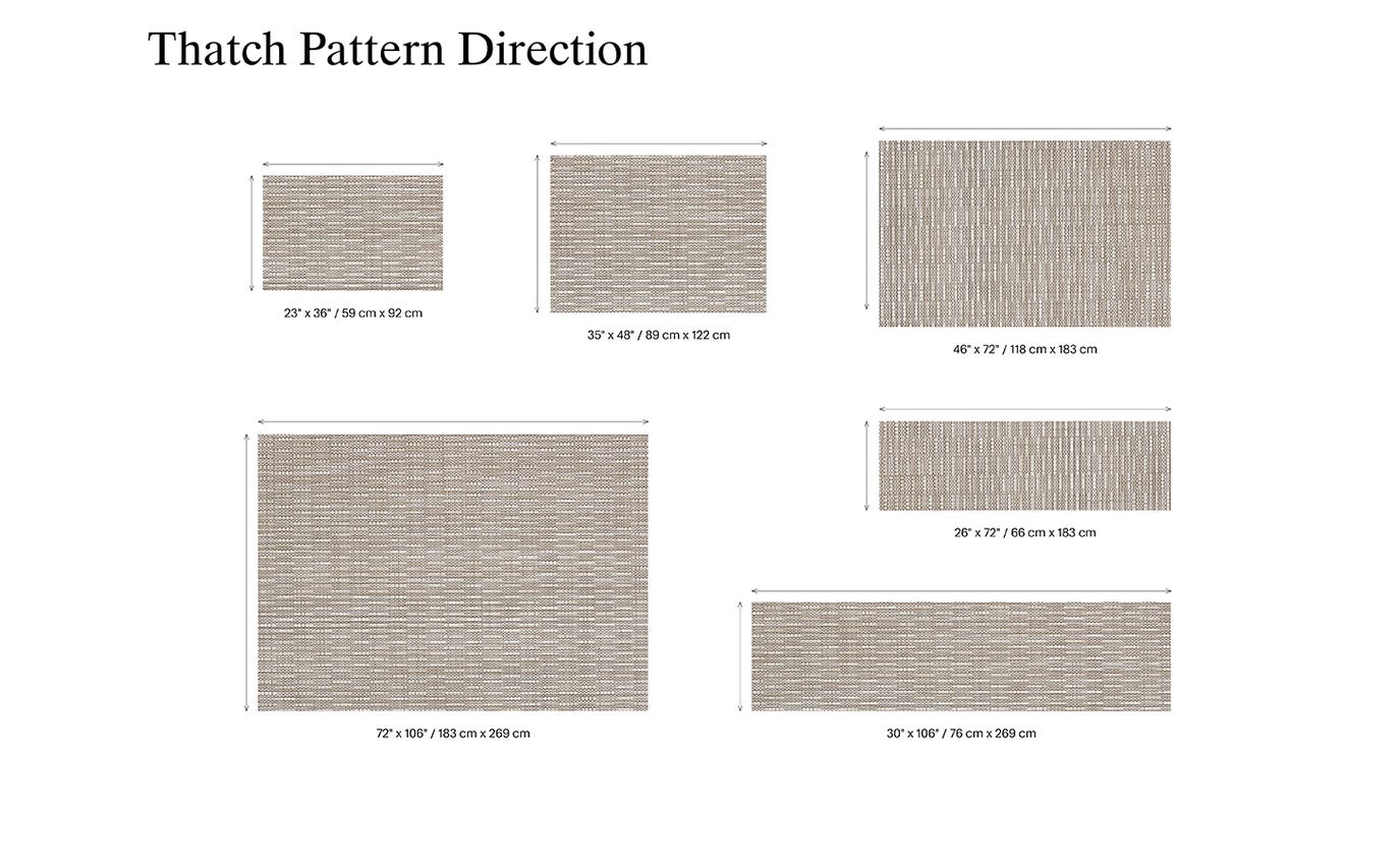 Chilewich Woven Floormat - Thatch - Pebble